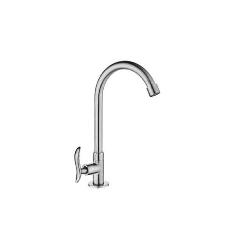 high silver faucet