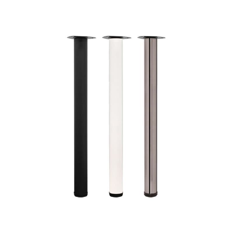 סט 4 רגליים מתכווננות עם פלטה קוטר 60 ממ גובה 870ממ